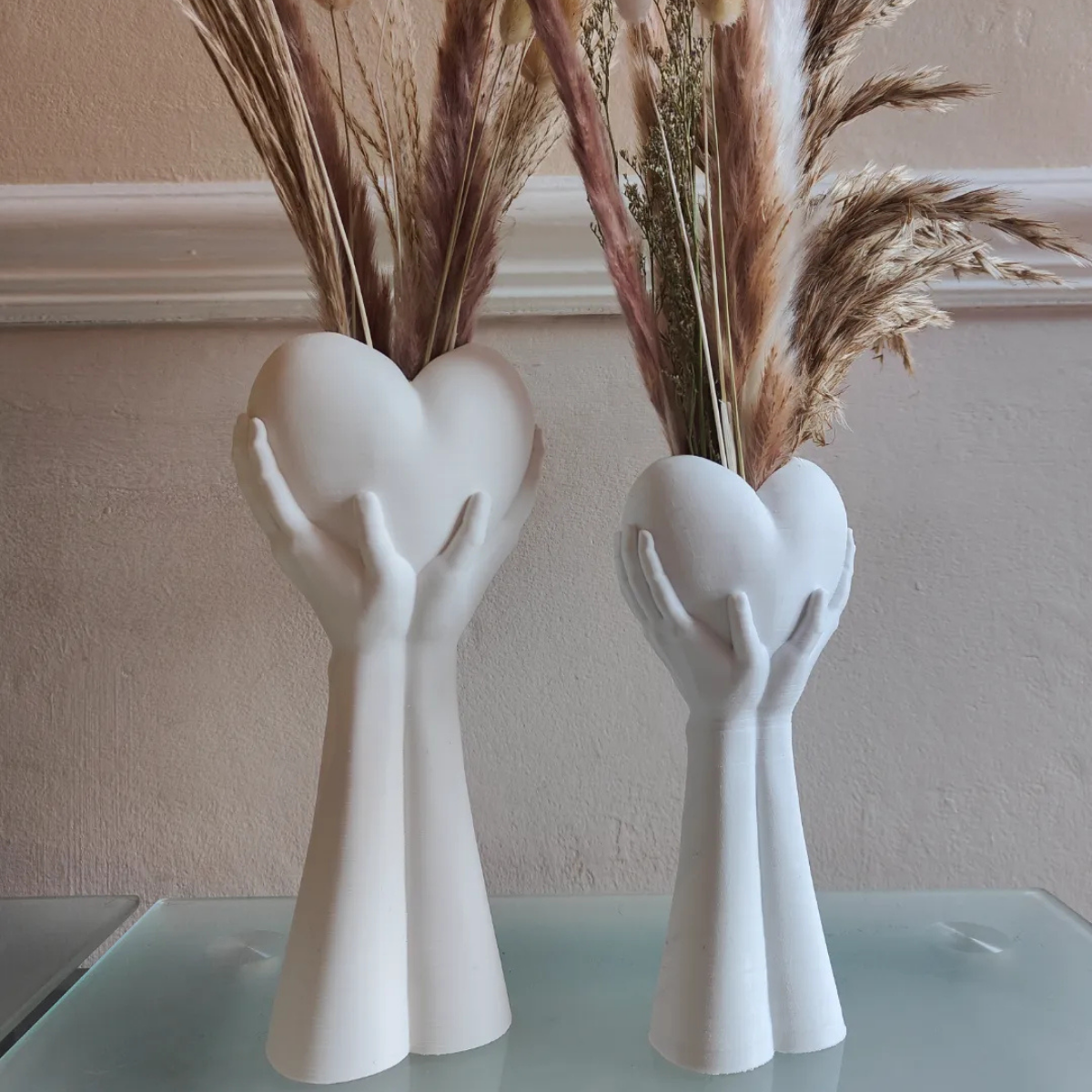 Sculpture décorative – Mains & Cœur – Image 2