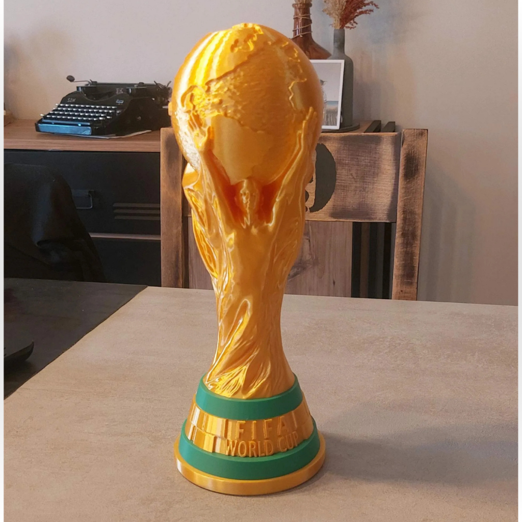 Trophée Coupe du Monde FIFA – Édition PLA Gold & Vert