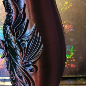 Vase Paon Floral – Décoration 3D élégante – Image 3