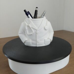 Porte-stylo Blouse de Médecin 3D | Cadeau Médical & Déco Bureau