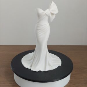 Vase Robe de Soirée Élégante – Nœud | Déco Imprimée en 3D